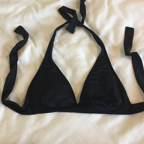 Mossimo Classic Black Halter Top & Side-Tie Bikini - Picture 2 of 8
